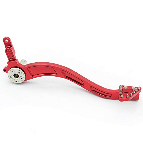 Procnc Cnc Dirt Bike Rear Brake Arm Pedal Shift Lever Shifter Peg For Honda Crf230F Crf 230F 2003-2009 Crf150F 2012-2017 Crf230F 2012-2019 (Red) #TOP1