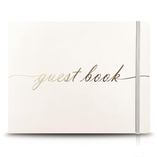 Elegant Wedding Guest Book - Perfect for Wedding Receptions, Baby...