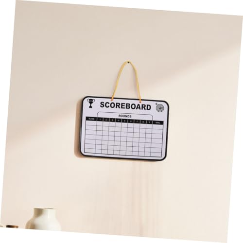 2 pcs tablero marcador golf doble cara con marcadores miniatura 4