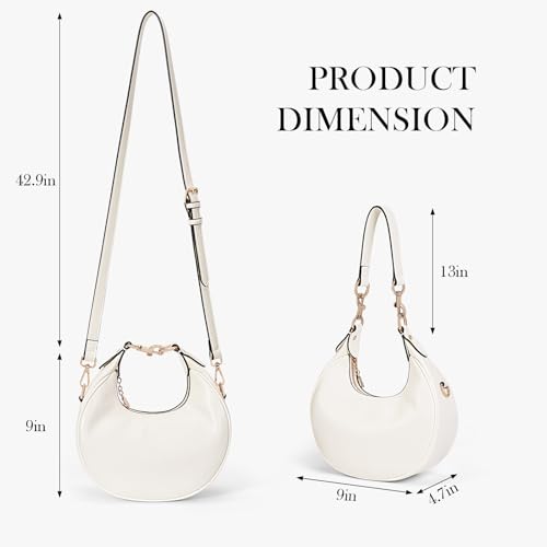 Bolso Lushandy Soft Leather Crescent Small miniatura 7