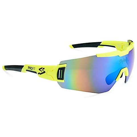 Spiuk Sportline Gafas Ciclismo Profit, Amarillo Fluor Cover