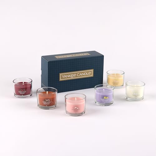Yankee Candle Scented Candles Gift Set, 6 Scented Mini Filled Votive Candles, Soy Blend Wax Mix, Perfect Gifts for Women