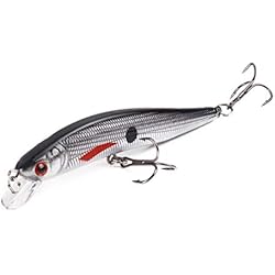 Señuelos Para Trolling Cocolook 1pcs 8g 10cm Minnow señuelos de pesca Bass Trolling artificial cebo duro Crankbait carpa Wobbler para la Caza y Pesca