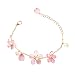 Produktbild Vi.yo Armbänder für Damen Legierung Transparente Kirschblüte Armreif Arm Manschette Armbinde Armband