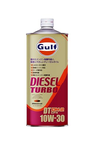 �K���t(Gulf) �G���W���I�C�� DIESEL TURBO DT 10W-30 JASO DH-2/CF-4 Mineral 1L 4��DPF���ڃf�B�[�[���ԗp �z����
