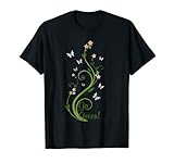 Camiseta Mariposas y Floración Vine Go Green Camiseta