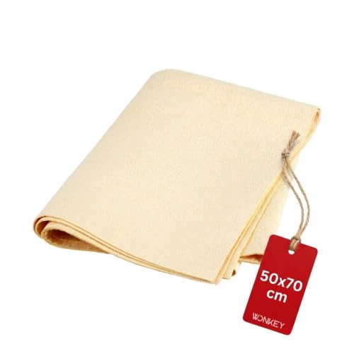 Güderi Oto Kurulama Bezi 50x70 cm, Büyük Boy Ultra Emici, Yıkanabilir Sentetik Araba Güderi Bezi