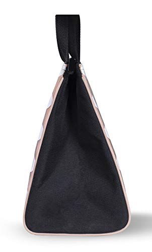 Kate-Spade-New-York-Portable-Soft-Cooler-Lunch-Bag-with-Silver-Insulated-Interior-Lining-and-Storage-Pocket-Jumbo-Dot