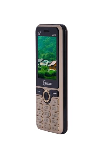 Image of Snexian All-New GURU GT 4G Working Dual Sim | Keypad Mobile | 2.4 inch Display | YouTube Working| Voice Changer | BT Dialer | Call Recording | Long Lasting Battery | FM | Camera | Feature Phone | Gold