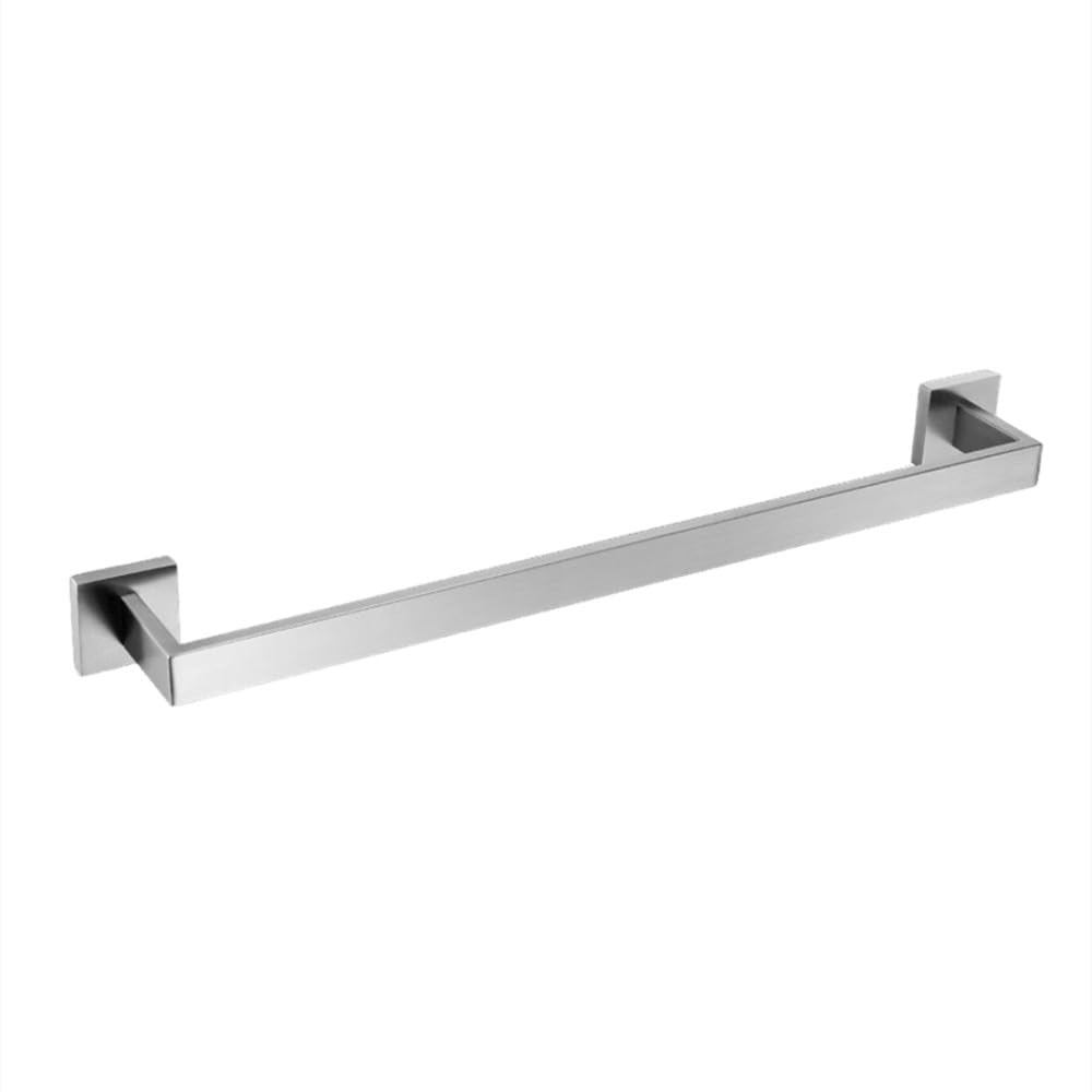 Toallero de acero inoxidable y juego de accesorios de baño de níquel cepillado de pared