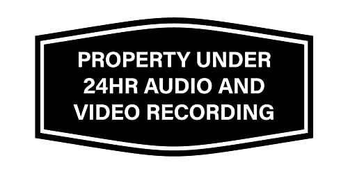 Panneau d'enregistrement audio et vidéo en lot de 2 pour la sécurité privée