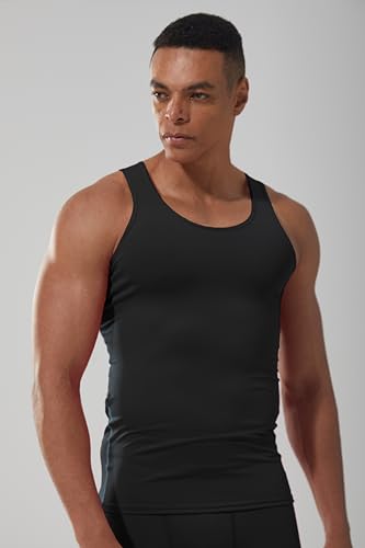 5 Pack Men's Camouflage Compression Shirts Sleeveless Athletic Workout Tank Top Sports Baselayer Running Undershirt2