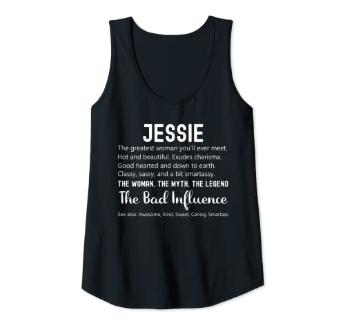 Femme Jessie Cadeau d'anniversaire amusant personnalisé pour Jessie Débardeur