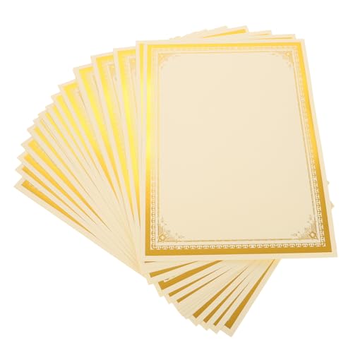 Papier Or 250g A4 Abaodam pour certificats et loisirs créatifs