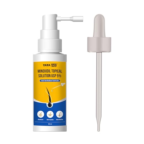 Image of TATA 1MG Minoxidil Hair Growth Topical Solution 5% | Scalp Application for Hair Growth (60ml Each), Pack of 2