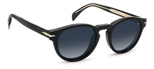 David Beckham Db 7104/CS 807/WJ Black Eyewear Man Standard, Standard, 49 - 2