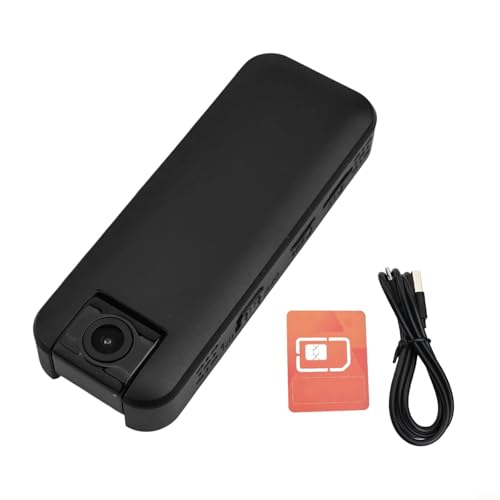 Telecamera da cruscotto per auto 4K Ultra HD 4G con accesso remoto al telefono, rilevamento del movimento, grandangolo a 115°, obiettivo rotante a 180°, controllo app mobile e supporto scheda TF da