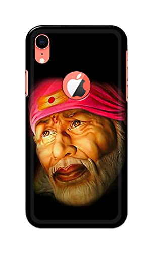 Image of PRINTFIDAA Sai Baba Lord Shiridi Great God Hinduism Religious Hard Back Cover for Apple iPhone XR Logo (6.1 inch), A2105, A1984, A2107, A2108 Back Cover -(P6) KAT1002