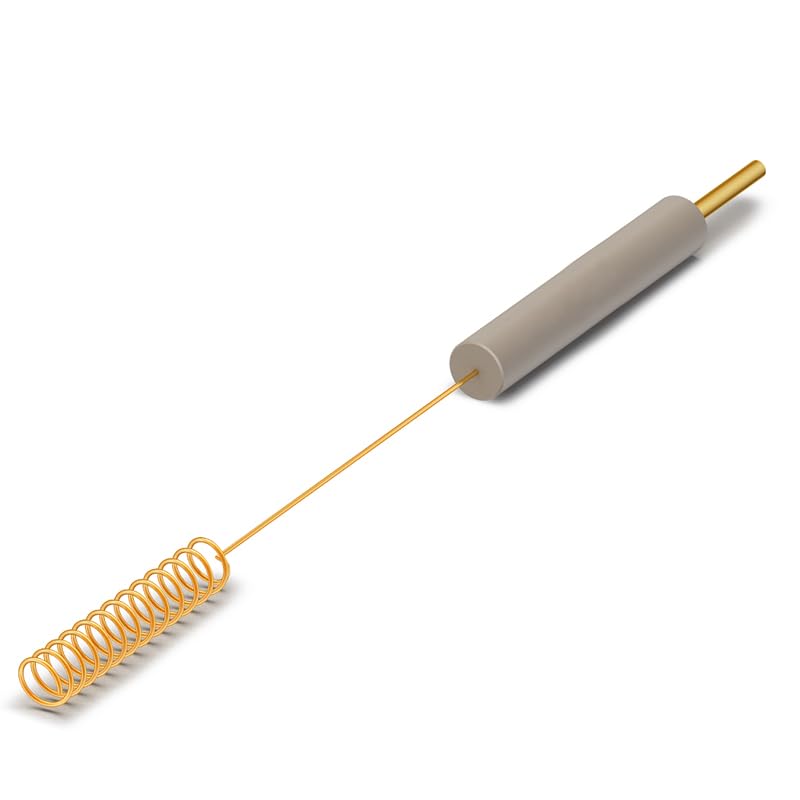 Elettrodi a spirale in oro e platino con guscio in PEEK | 6mm Diameter, 20mm Length, High Conductivity(Spiral Gold)