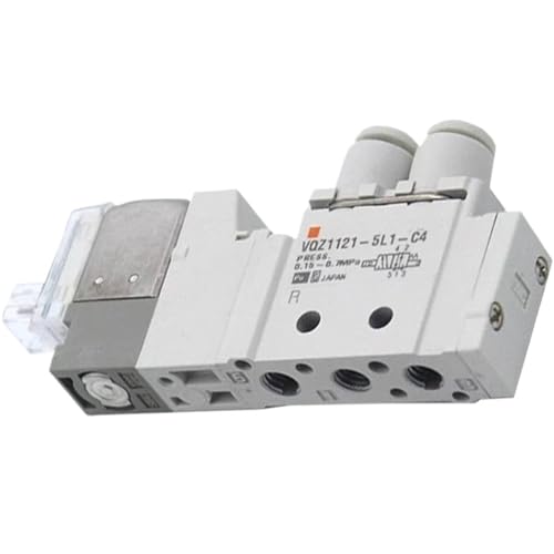 Électrovanne VQZ1120B-4G1-M5 distributeur pneumatique 5 orifices commande pas de vis M5 - 2