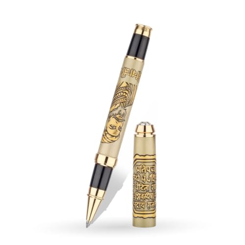 Image of Chhatrapati Shivaji Maharaj Premium Metal Pen | Royal Maratha Edition | Maharashtra Swaraj Pen | Inspirational Warrior Pen | Elegant Gift for Men, Professionals & History Enthusiasts