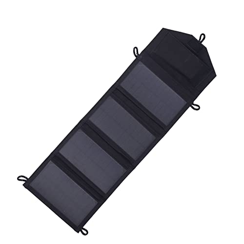 Carregador de energia solar, carregador de painel solar dobrável portátil com pouca luz e baixa saíd