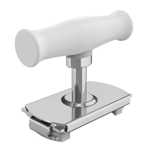Jar Opener for Seniors with Arthritis & Weak Hands, Easy Twist Jar Openers, Adjustable Multifunctional Jar Lid Opener, Jar Bottle Cap Opener Gripper, Useful Gifts for Elderly/Women/Men (White)