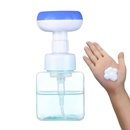 Dispensador de detergente para lavavajillas, bomba recargable con diseño de patas de gato, dispensador de jabón de manos para el baño, para jabón líquido, acondicionador, lavabo, encimera, ducha