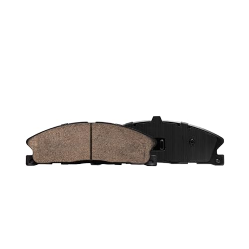 Image of Detroit Axle - Front Brake Pads for 13-19 Lincoln MKT Ford Explorer Flex Taurus Police Interceptor Sedan Utility 14-18 Special Service Police Sedan 13-16 MKS, Ceramic Brake Pads Replacement