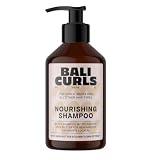 BALI CURLS Nourishing Shampoo – Nährendes Haarshampoo – Hochwertiges Shampoo für Naturlocken – Veganes Haarwaschmittel für geschmeidiges, gesundes Haar – 250ml