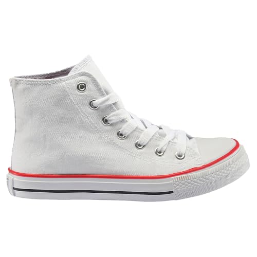 John Smith Zapatillas Casual Unisex 412 Blanco (Blanco, Sistema Tallas Calzado EU, Adulto, Números, Mediano, 38)