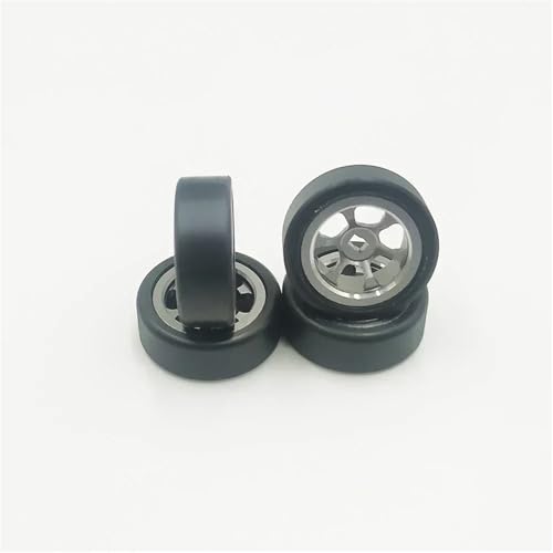 RC���f���A�N�Z�T���[ For Wltoys K969 K989 P929 For Mini-Z For Kyosho 1/28 ���� 4 �z�C�[�� 5 �X�|�[�N�h���t�g�^�C�� Rc ��̃��f���J�[�����[�p(Grey)