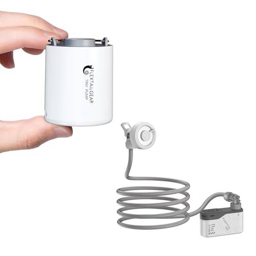 FLEXTAILGEAR Portable Ultra-Mini Air Pump & MAX Shower Ultralight Rechargeable Outdoor Shower Pump
