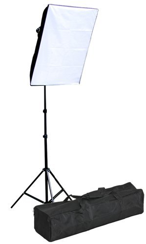 Fancierstudio 1000 watt softbox Lighting kit softbox Light kit Video Lighting kit with Carrying case by Fancierstudio 9026S Single