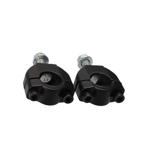 Guidon Riser Clamp pour Ajuster la Hauteur du Guidon Moto 22mm CRF 50 CNC Noir