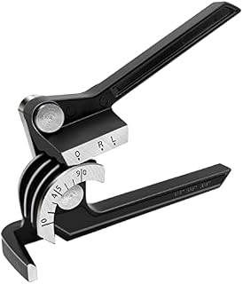 HAUTMEC 3-in-1 Hand Manual Tubing Bender Bending Tool 1/4" (6mm), 5/16" (8mm) and 3/8" (10mm) OD HT0004-PL