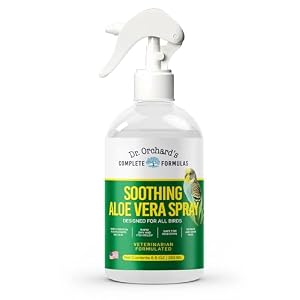 Dr. Orchard’s Aloe Vera Bird Spray, Natural Bath Solution for All Birds, Itch Relief, Deep Hydration, Safe for Ingestion, Residue Free, 8.5 oz