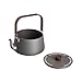 FytStycale Camping Kettle Tea Pot Teapot Kitchenware Cooking Outdoor Camping Pot Tea Kettle for Camp Backpacking Outdoor Mountaineering, Gray