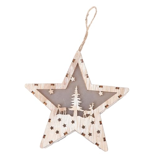 ABOOFAN 3 Peças De Presente Para Lembrancinha De Festa De Natal LED Enfeite De Papai Noel Decoração