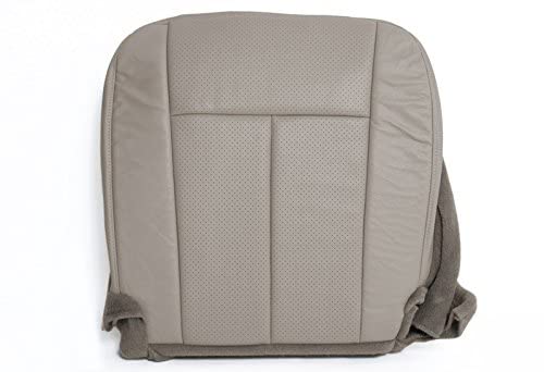 Richmond Auto Upholstery (Compatible with 2010 Ford Expedition XLT -Driver Side Bottom Perforated Replacement Leather Seat Cover, Gray