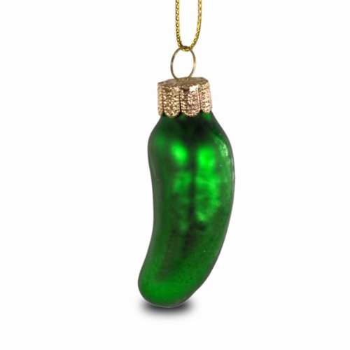 SIKORA BS227 Weihnachtsgurke Christbaumschmuck Glas Figur Weihnachtsbaum Anhänger Cover