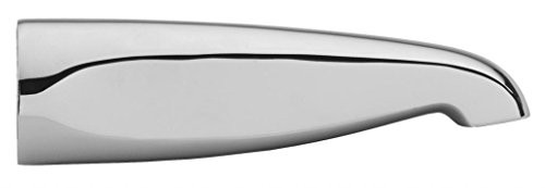 Westbrass Standard 8-1/2" Brass Tub Spout, Polished Chrome, D3101-26