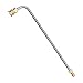Sooprinse Washer Gutter Cleaner Attachment,Pressure Washer Gutter Rod for Lance/Wand 1/4 Inch Quick Connect,90 Degrees Curved Rod (14 inch)