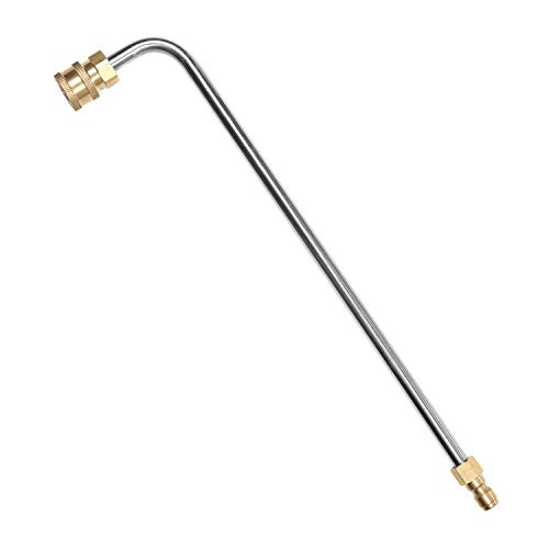 Sooprinse Washer Gutter Cleaner Attachment,Pressure Washer Gutter Rod for Lance/Wand 1/4 Inch Quick