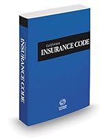 California Insurance Code, 2021 ed. 1539214214 Book Cover