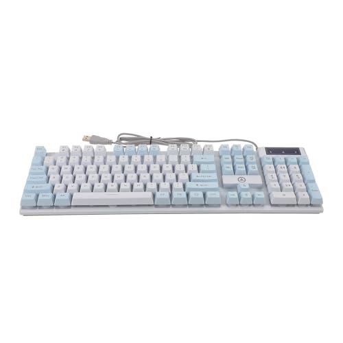 Clavier gaming mécanique RGB filaire 104 touches en ABS pour PC