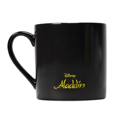 Disney Aladdin Heat Change Mug - 325ml - Office Mug Gifts - Heat Reveal, Black - Image 3