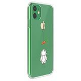 Caler Funda Compatible para iPhone 11 Pro 2019 Case, Suave TPU Gel Silicona Ultra-Delgado Ligera Anti-rasguños Dibujos Patrones Imagen Wonderful Carcasa para iPhone 11 Pro 2019(Conejo)