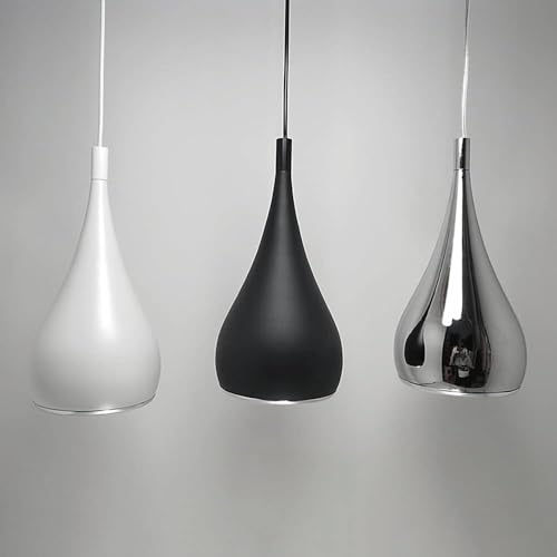 Lustres à 3 lumières Hangilight au design industriel noir avec hauteurs modulables - 3