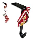 Weihnachts Strumpfhalter Für Kaminsims,Bohrfreier Kamin Girlandenhaken | Dekorationshaken Für Girlanden,Für Kränze Kleine Laternen Hausbesitzer Wohnung Saisonale Veranstaltungen Familienfeiern